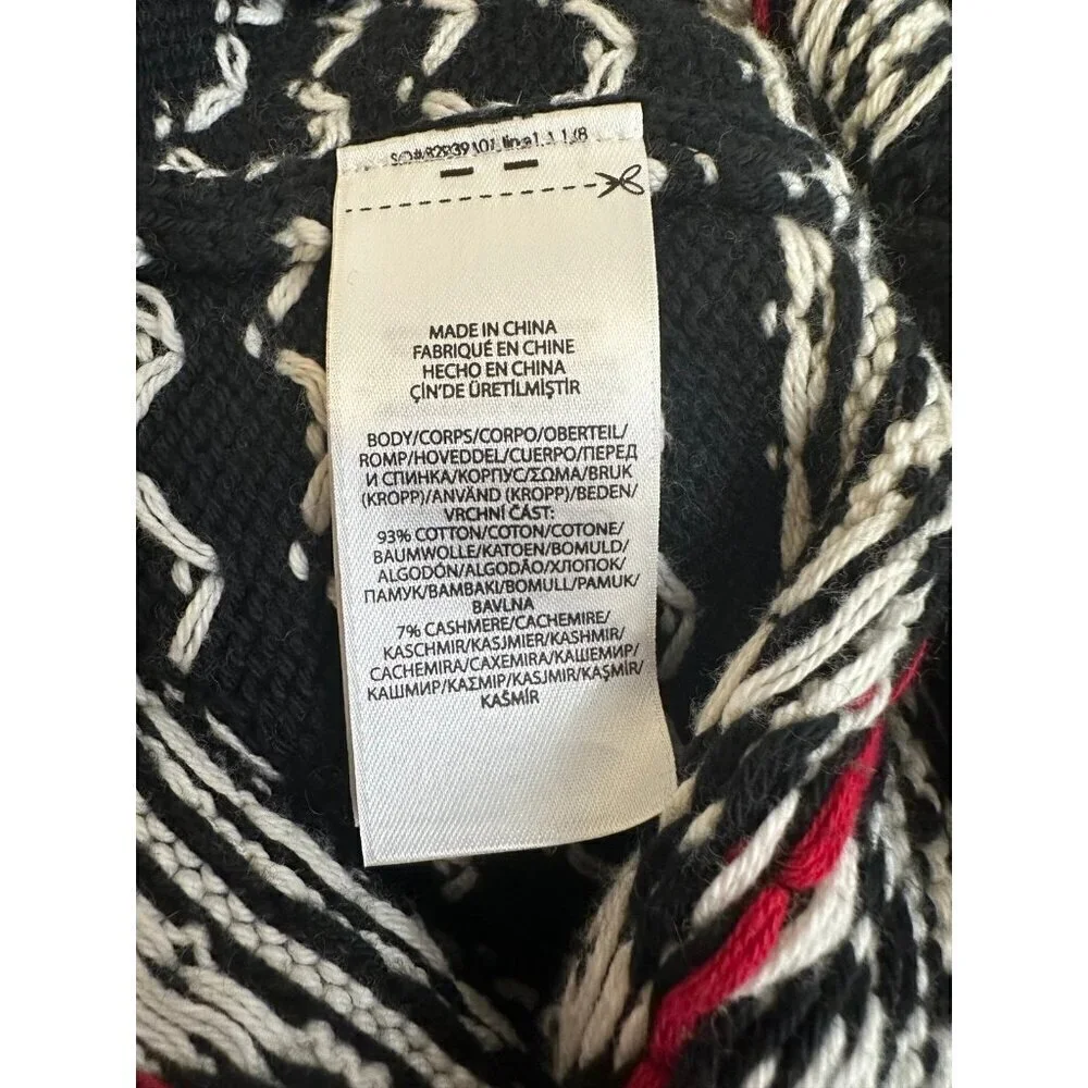 NWT Polo Ralph Lauren Snowflake Cotton-Cashmere Cardigan 3XLT